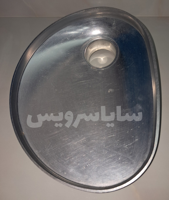 سینی چرخگوشت و درب روی سینی